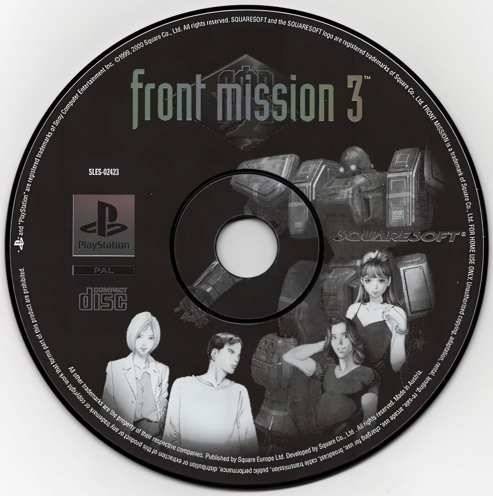 Лицензионный диск Front Mission 3 для PlayStation